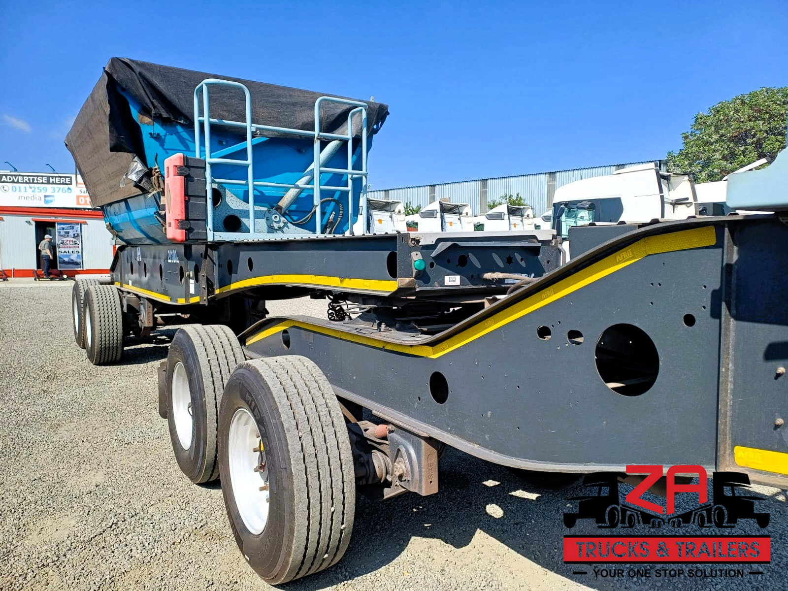 2021 AFRIT 18 CUBE SIDE TIPPER TRAILER #53333